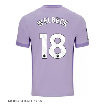 Billige Fotballdrakt Brighton Danny Welbeck #18 Replika Bortedrakt 2025-26 Kortermet